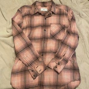TNA Aritzia Flannel Shirt